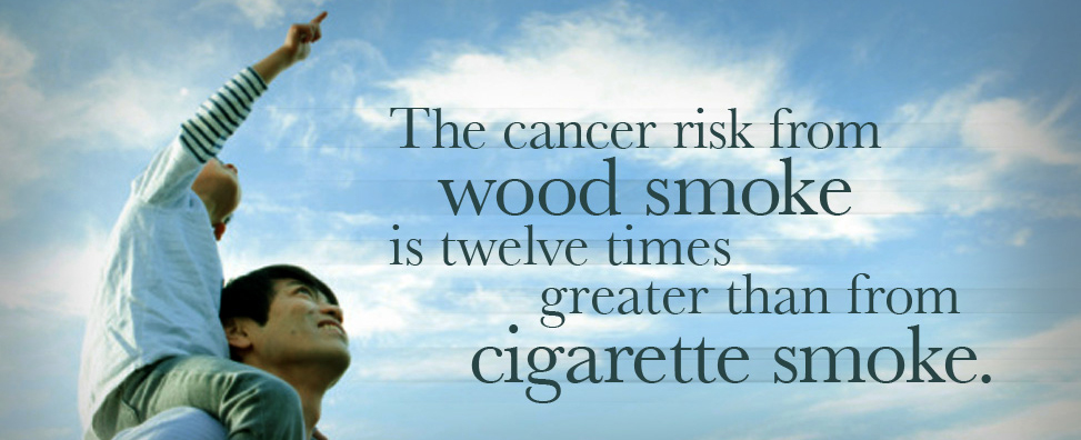Cigarette is twelve times worse than wood smoke
